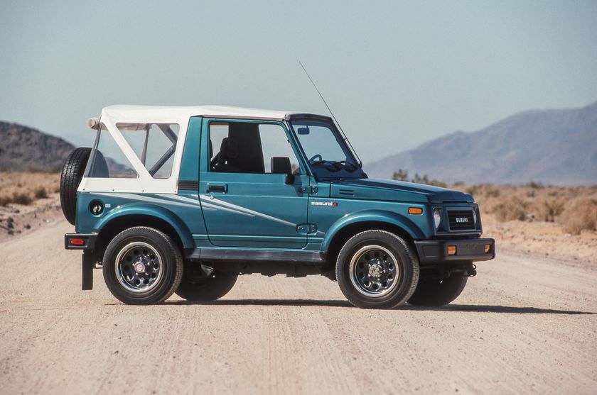 1989–90 MY, JL Convertible: бирюзовый с белым тентом