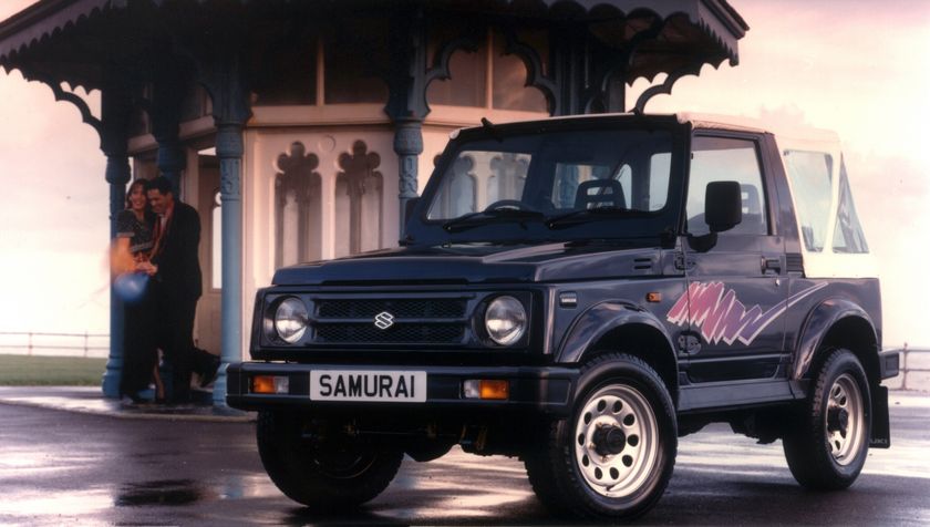 Samurai 1990–95 (Великобритания): розовая «клякса»