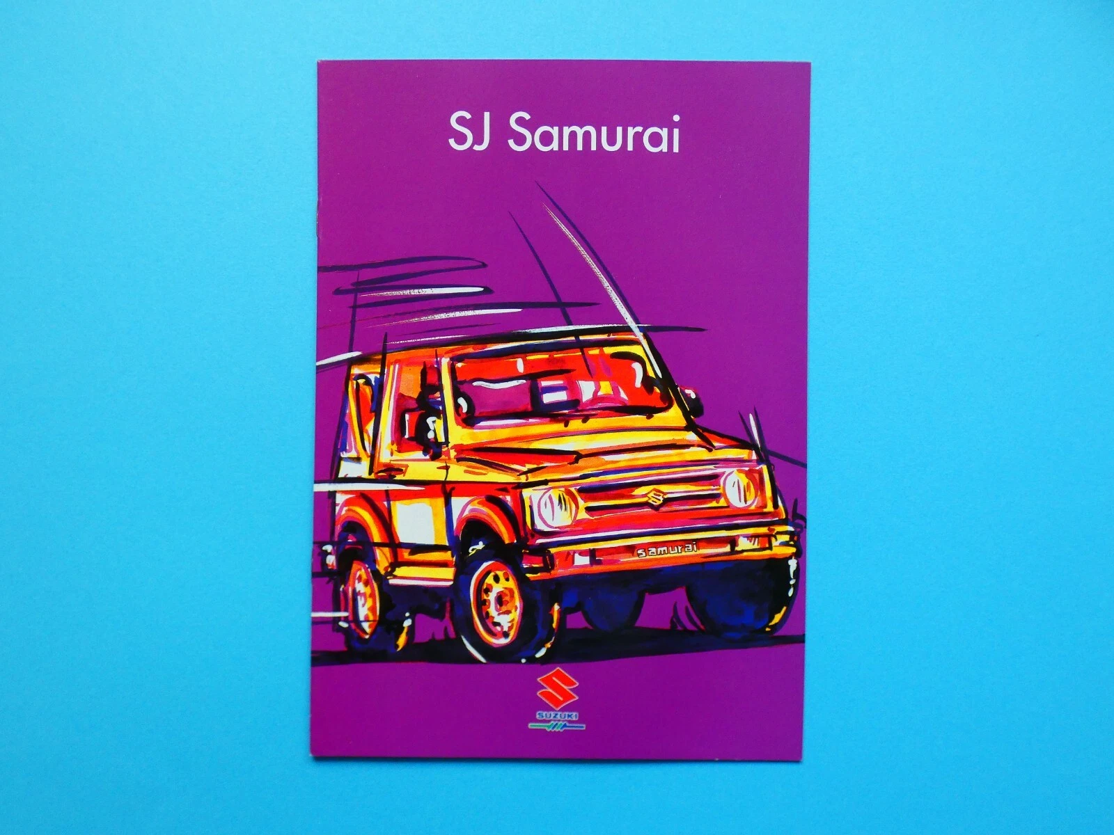 SJ Samurai: пурпурная обложка с рисунком маркером