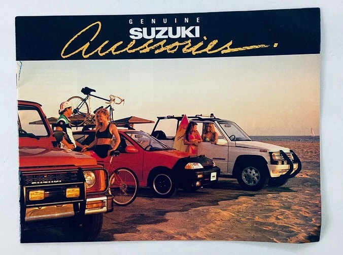 Genuine Suzuki Accessories: Samurai, Swift и Sidekick на пляже
