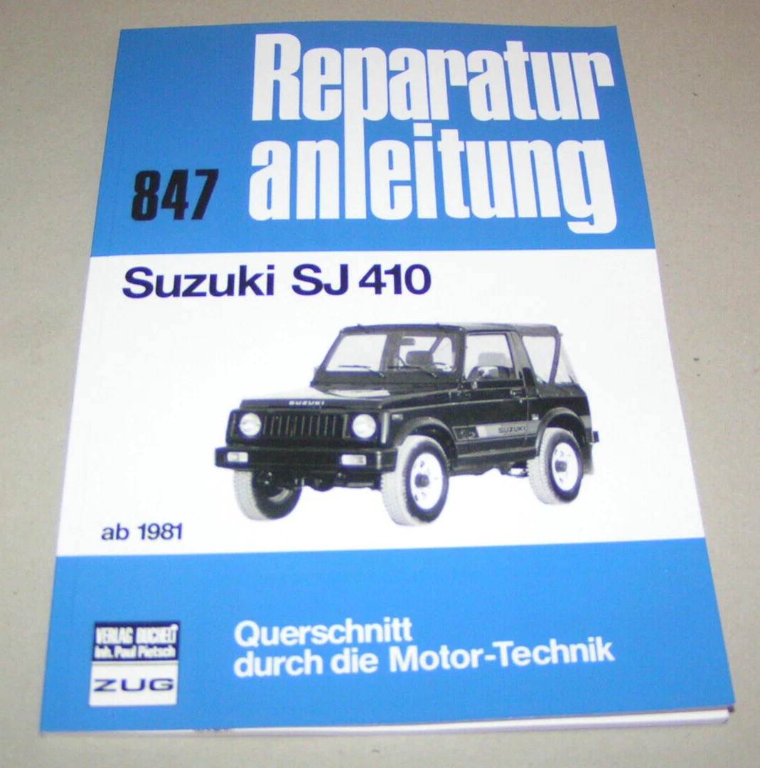 Bucheli Reparaturanleitung 847, Suzuki SJ 410 ab 1981