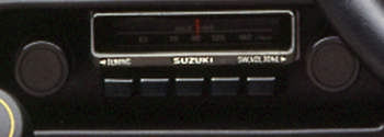 Аналоговый приёмник SUZUKI на SJ30