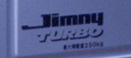 Jimny TURBO на задней двери