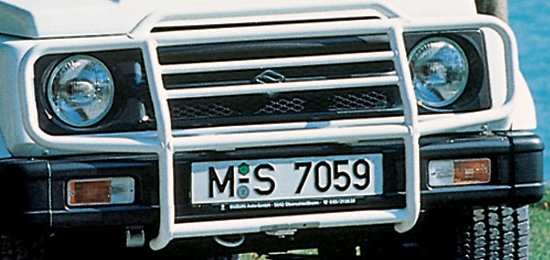 Белый немецкий Frontschutzbügel на Samurai M S 7059