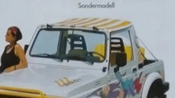 Жёлто-белый полосатый бикини-тент на Samurai с оформлением Beach