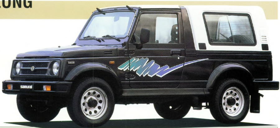 Samurai Hardtop Long 1994: большое боковое окно с разделителем и вентиляция сзади